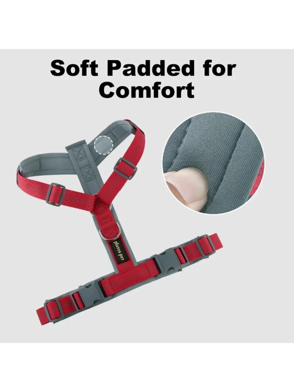 Adjustable No Pull Dog Harness | Soft Padded, Reflective, Heavy Duty for